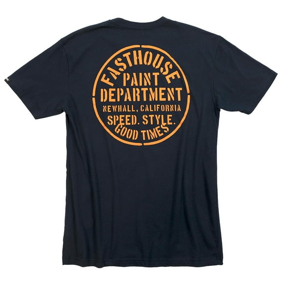 Fasthouse Paint Dept. T-Shirt (Small, Navy)