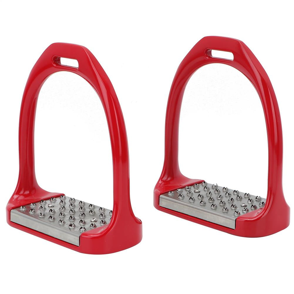 Spptty English Stirrups,1Pair Anti Slip Aluminium Horse Saddle English