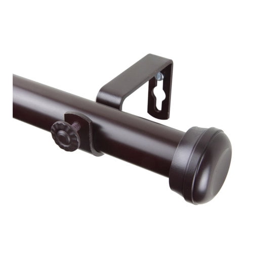 Rosen Curtain Rod 28-48 inch - Black