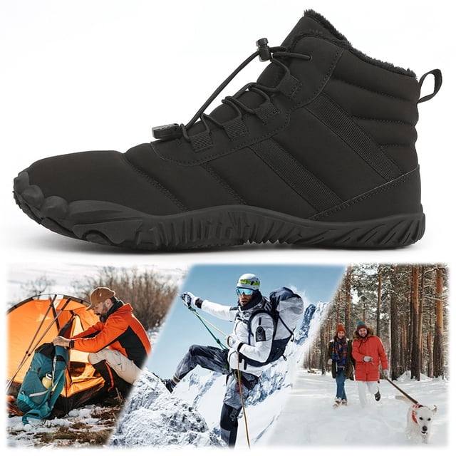 Zapatos Escalada Trekking Botas Nieve Invierno Antideslizantes Engrosadas para Hombres Y Mujeres