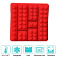 thumbnail image 3 of Building Brick Ice Tray or Candy Mold for Lego Lovers! 2 Pack Ice Cube Molds, 3 of 5