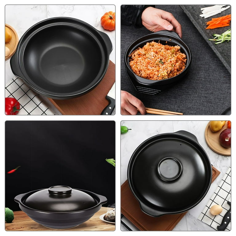  Cooking Pot Stew Pot - Large-Capacity Casserole, Japanese Style  Soup Pot, Porridge, Soup Pot-3000ml : Home & Kitchen