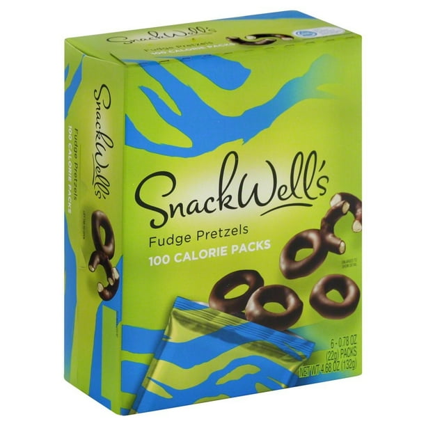 Snackwell's 100 Calorie Packs Fudge Pretzels, 0.78 Oz., 6 Count