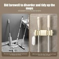 thumbnail image 4 of Hmgxay Mop Hook, Wall Mounted Mop Holder with Strong Load Bearing Support, Bathroom Mop Storage Organizer, No-Drill Mop Clip for Easy Installation, 4 of 6