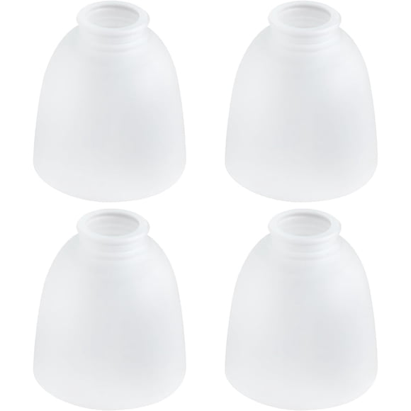 Reemplazos de pantalla de vidrio Eidonta White Frosted, paquete de 4