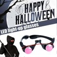 thumbnail image 2 of LED Lysande Självlysande Glasögon Roliga Röda Ögon Halloween Cosplay Tillbehör, 2 of 4