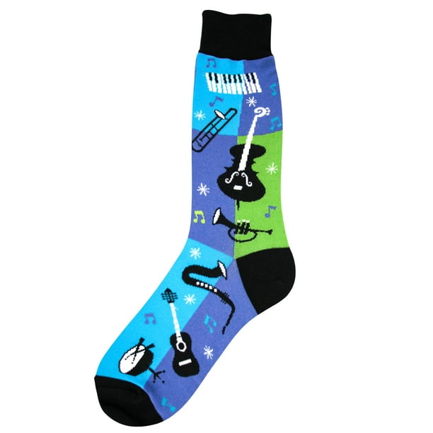 Foot Traffic - Men's Jazz Socks - Walmart.com - Walmart.com