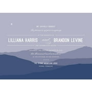 Ombre Mountains Standard Wedding Invitation