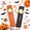 2 Pack Black&Orange, variant on Klarus E5 Tactical Mini Flat EDC Flashlight,600 Lumens Led,8 Mode,IPX4, with Magnetic base,Black