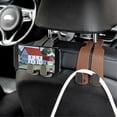 thumbnail image 4 of Mistaha Car Seat Back Double Hook Hanger with Hidden Storage, Multifunctional Phone Mount, Soft Silicone, Black - Space-saving Car Accessory, 4 of 6