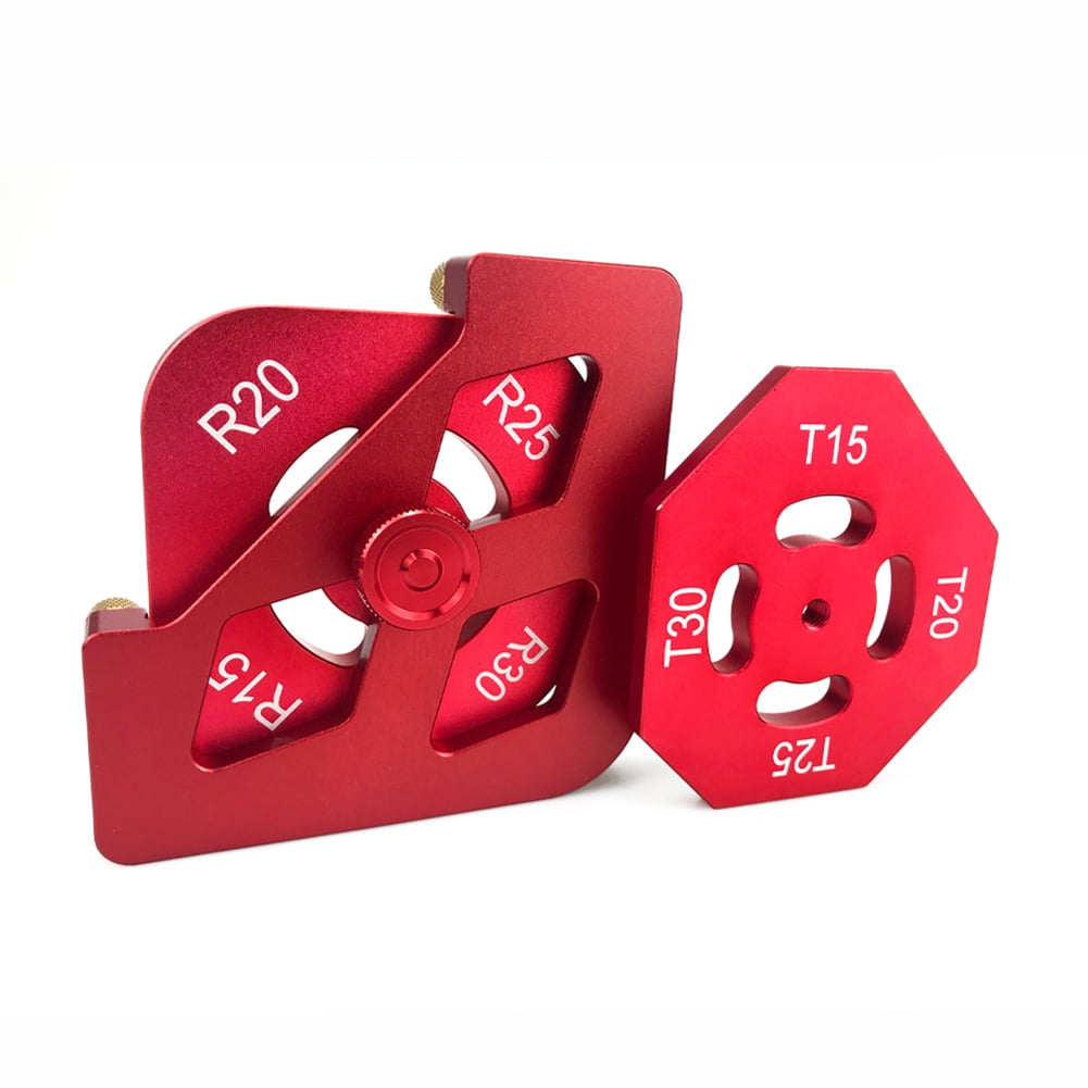 Arc T Corner Radius Quick Jig Router Trimming Angle Locator Template Kits