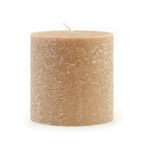 ROOT Unscented 3 In Timberline Pillar Candle 1 ea. Taupe - 3 X 3