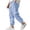 Light Blue, variant on Men's Textured Jogger Pants, Elastic-Drawstring Waist with Roomy Silhouette for Beachside Vacations Gray S