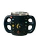 thumbnail image 1 of Taza de acero inoxidable de resina con forma de volante, 1 of 2