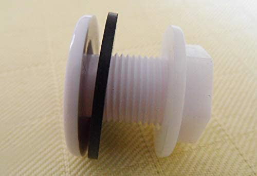 Rubber Grommet 1/2 inch Threaded by 1 & 1/4 inch Long Plug-a-hole 