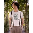 thumbnail image 2 of Corgi W Christmas Hat T-Shirt Men -Image by Shutterstock, Male x-Large, 2 of 4