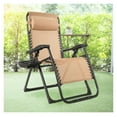 thumbnail image 2 of FASCK Oversize Lounge Chair with Cup Holder, Heavy Duty Outdoor Recliner for Patio, Poolside, Beach, Extra Wide Seat for Comfort, 2 of 7