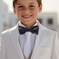thumbnail image 4 of Miangastore Nœud Papillon pour Enfants en Polyester Imprimé Ajustable pour Hommes Garçons, 4 of 9
