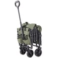 thumbnail image 3 of GOTRAX Collapsible Folding Wagon Cart, 100L Storage & 350LB Capacity Garden Wagons for Camping & Beach, Green, 3 of 10
