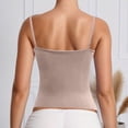thumbnail image 6 of KHONTS Women's Basic Double Lined Scoop Neck Tanks Tops Adjustable Strap Cami Tank Summer Sleeveless Tops Rose Gold XS, 6 of 6