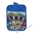 thumbnail image 2 of IH Casa Decor Pot Holder Avec Pocket Whimsical Rowhouse - Ensemble De 6, 2 of 2