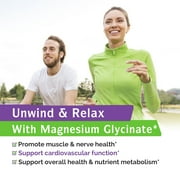 Magnesium Glycinate 500mg per Caps, 70mg Elemental Magnesium, 120 Veggie Caps, Chelated for Maximum Absorption, Non-GMO, NO Gluten Dairy & Soy, Supports Muscle, Joint, and Heart Health
