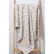 thumbnail image 4 of Manta de microfibra reversible CREVENT 50''X60'' ultra suave para sofá cama beige a cuadros, 4 of 6