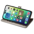 thumbnail image 3 of Funda Cartera FOXDOCK para iPhone 14 Pro , Flip PU con Relieve de Gatos y Perros, Tarjetero y Soporte, 3 of 6