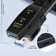 thumbnail image 4 of Cable de Extensión USB 3.0, Cable Amplificador de Señal, Tipo A, Cable Extensor Macho A Hembra para PC, Portátil, Cámara de Conferencia, 5 M, 4 of 5