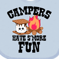 thumbnail image 4 of Inktastic Campers Have Smore Fun Boys or Girls Baby Bib, 4 of 4