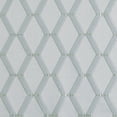 thumbnail image 4 of Plutus Silver Diamond Shiny Fabric With Embroydery Luxury Throw Pillow - Double sided 18" x 18", 4 of 5
