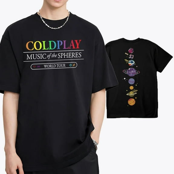 JavaC Vintage Cold.play 2025 tour unisex shirt music tee