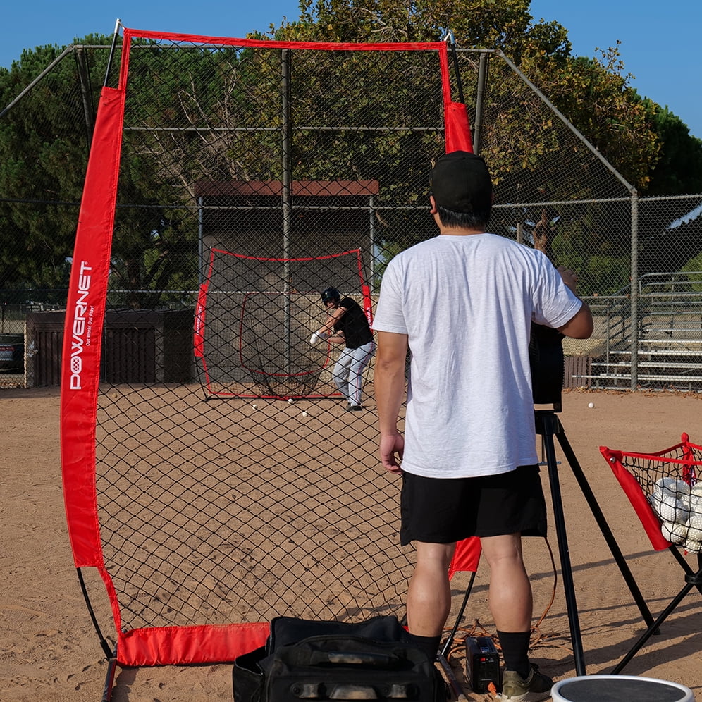 PowerNet I-Screen Pitching Protection Net for Baseball Softball Batting Practice