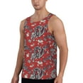thumbnail image 2 of Gaeub Dragons2 Men's Athletic Tank Top, Workout Sleeveless Shirts, Running Tank Tops for Gym, Running, Training - XX-Large, 2 of 9