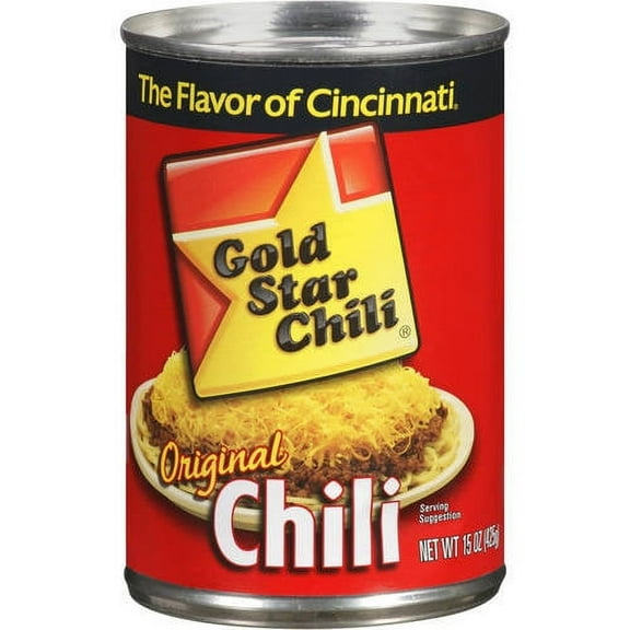 Gold Star Original Chili, 15 oz Pack Of 12