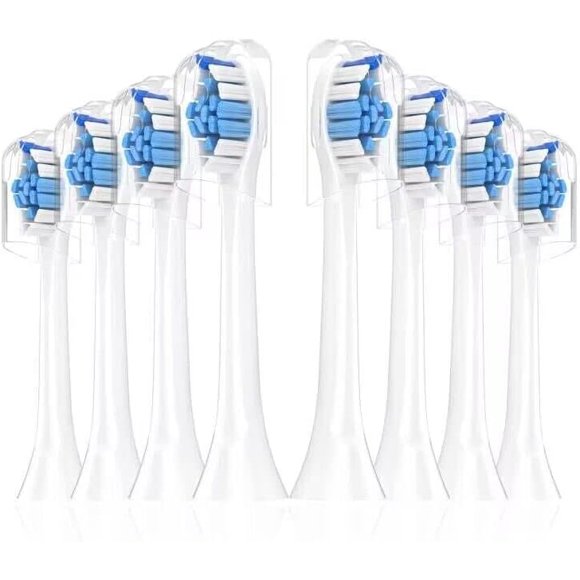 Aoxgao Replacement Heads Compatible with Phillips Sonicare Electric Toothbrush, Replacement Brush Head for Philips Sonicare 4100 5100 6100 9900 C2 W3 (white 8)