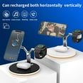 thumbnail image 4 of Wireless Charger, Magnetic 3 in 1 Wireless Charging Station Compatible with iPhone 14/13/12 Pro Max/Pro/Mini, Apple Watch, AirPods, 4 of 7