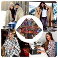 thumbnail image 5 of Yu-Gi-Oh Wearable Blanket Flannel Poncho Office Work Warm Cozy Shawl Blanket, Plush Cape Wrap for Women and Men, 5 of 7