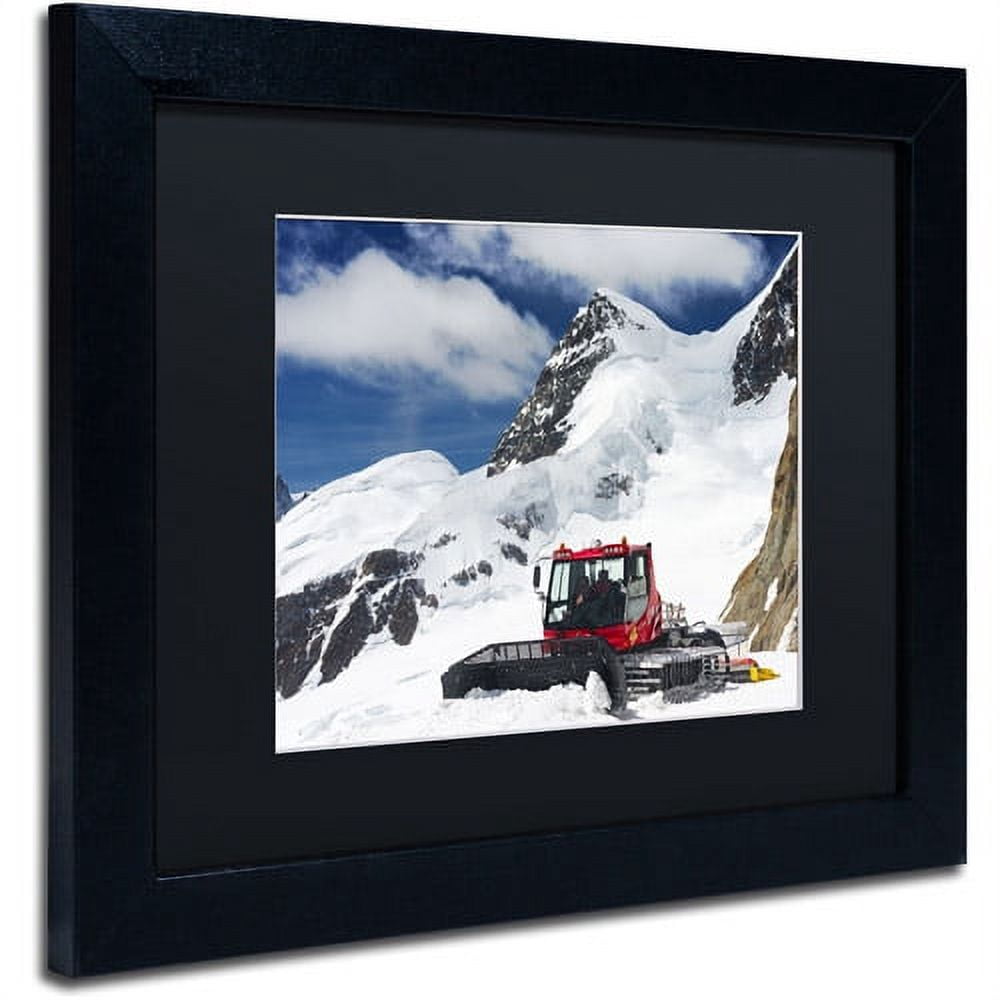 Trademark Fine Art "Top of Switzerland" Canvas Art by Philippe Sainte-Laudy, Black Matte, Black Frame