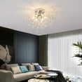 thumbnail image 3 of DENEST Crystal Chandelier Pendant Light Indoor 6-Lights Elegant Lamp Fixture Modern, 3 of 12