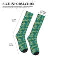 thumbnail image 2 of Lsque Jungle Leopard Pattern Sport Compression Socks for Men & Women 15-20 mmHg Knee High Nurse Pregnant Running Medical and Travel Athletic, 2 of 6