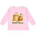 thumbnail image 3 of Inktastic I Love Pancakes Boys or Girls Long Sleeve Toddler T-Shirt, 3 of 5