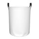 thumbnail image 1 of Fotbe White Cesto de Ropa con Asas, Cesto Impermeable de Gran Capacidad, Bolsa de Lavado para Dormitorio, Cesto de Ropa con Ruedas y Asas-Medium, 1 of 6
