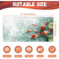 thumbnail image 2 of Desk Pad, Watercolor Koi Fish Desk Mat, Koi Fish in Pond Large Gaming Mouse Pad, 31.5"x11.8" Extended Big Computer Keyboard Mouse Pad with Non-Slip Base and Stitched Edge, 2 of 13