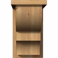 thumbnail image 2 of 8"W x 14"D x 14"H Ridgewood Rough Sawn Corbel w/Backplate, Western Red Cedar, 2 of 9