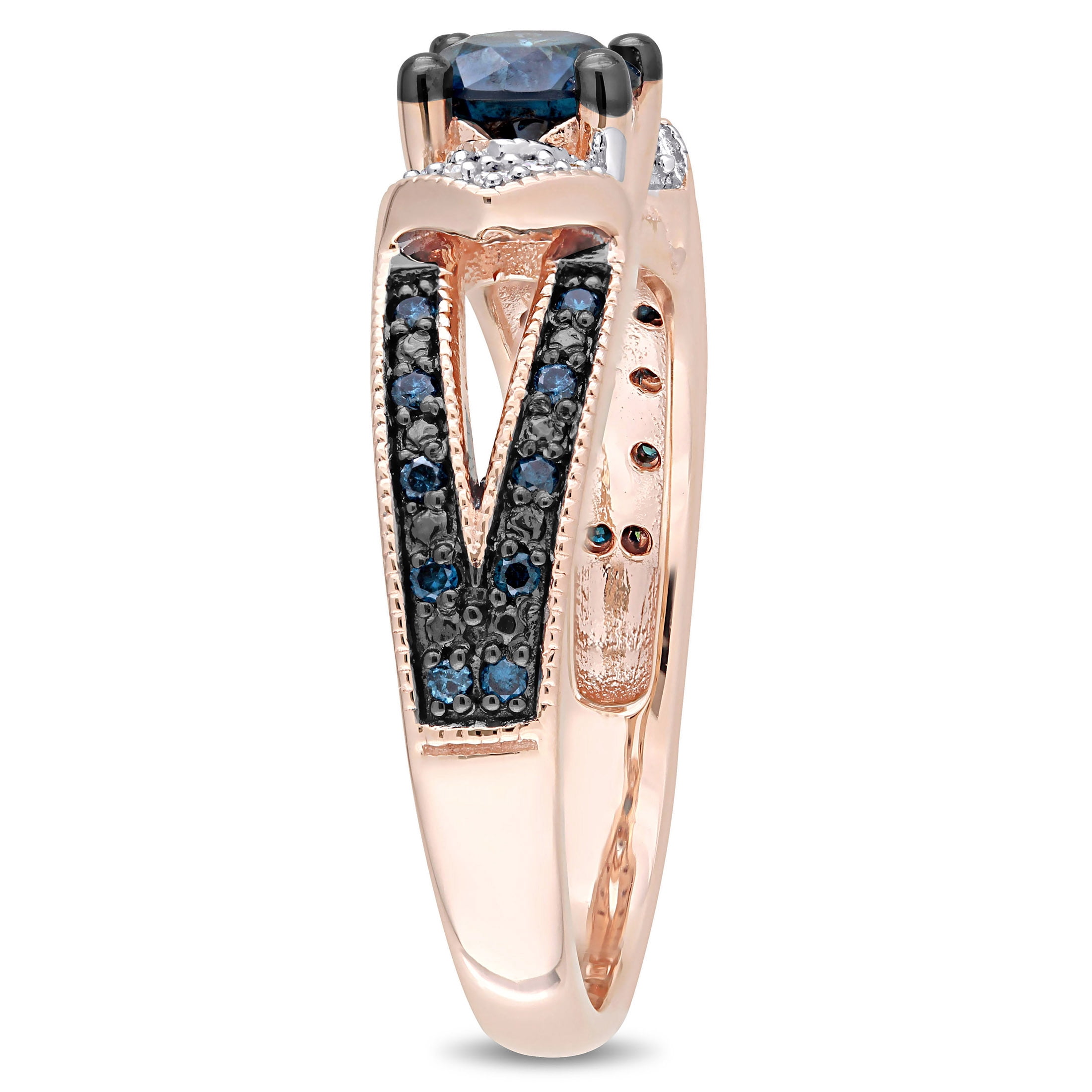 Everly Women's Diamond 10K Rose Gold Engagement Ring