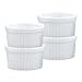 thumbnail image 3 of HIc Ramekins, Fine White Porcelain Souffle, 3-Inch, 4-Ounce capacity, Set of 6, 3 of 4