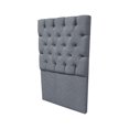 thumbnail image 2 of Cabecera Castilla Puffland Matrimonial color gris capitonada, 2 of 5