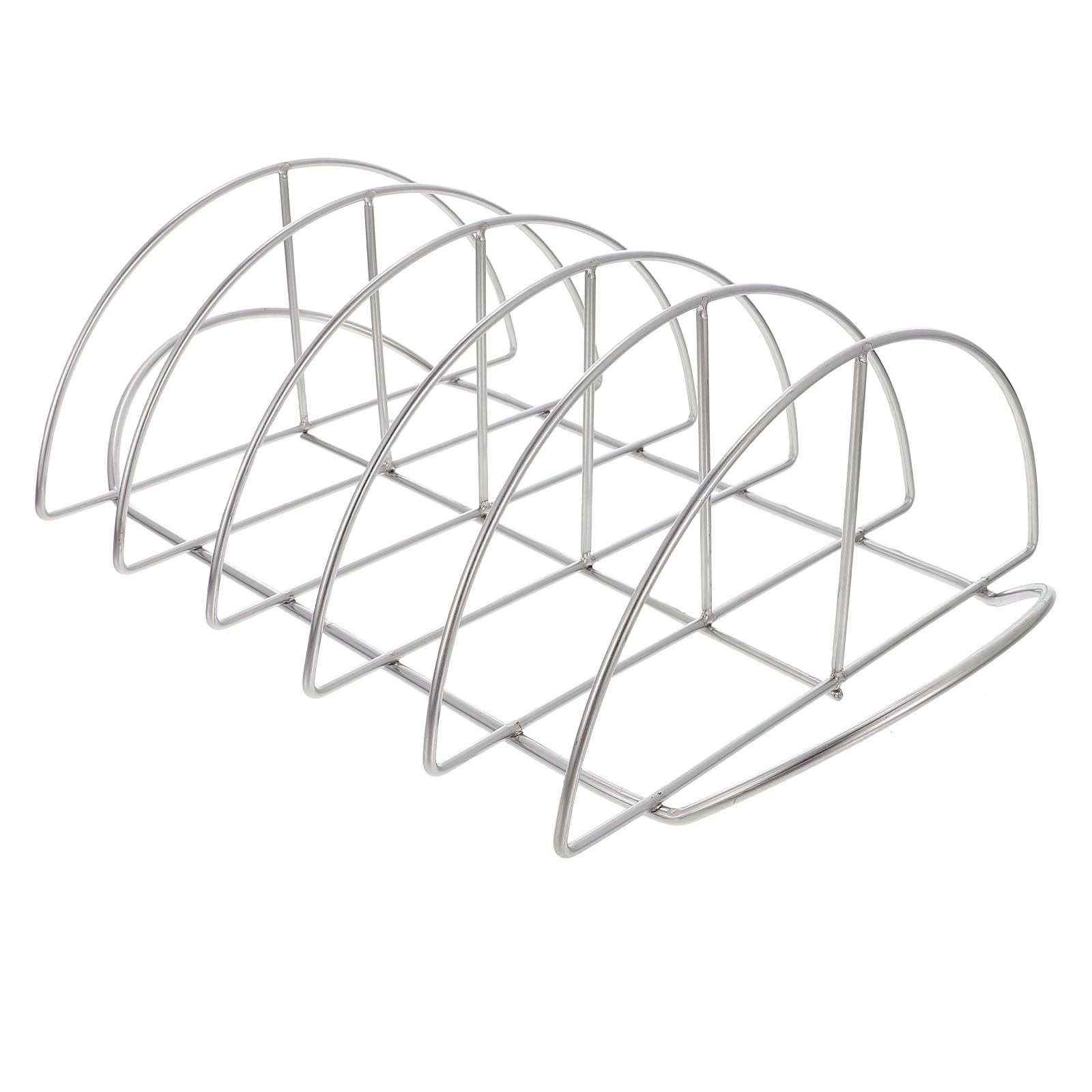 NUOLUX Rack Rib Holder Roasting Bbqgrill Stainless Barbecue Grate Steel