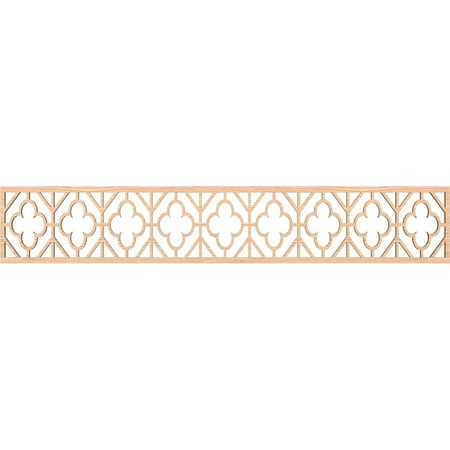 

Ekena Millwork 46 5/8 W x 8 H x 1/4 T Hazelton Fretwork Moulding Red Oak
